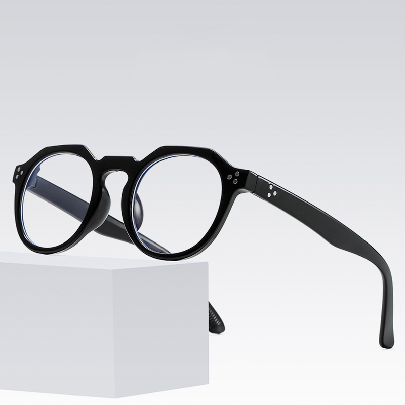 남자와 여자를위한 푸른 빛 차단 안경 프레임 광학 처방 플라스틱 안경 프레임 안경 UV400 코팅